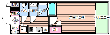 【間取り】 | クリスタルグランツ梅田