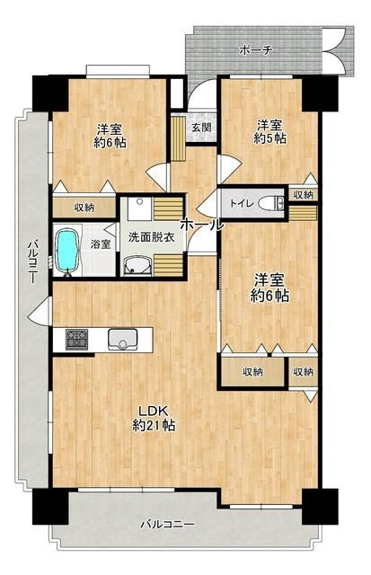 シティライフ八王寺通りの間取り