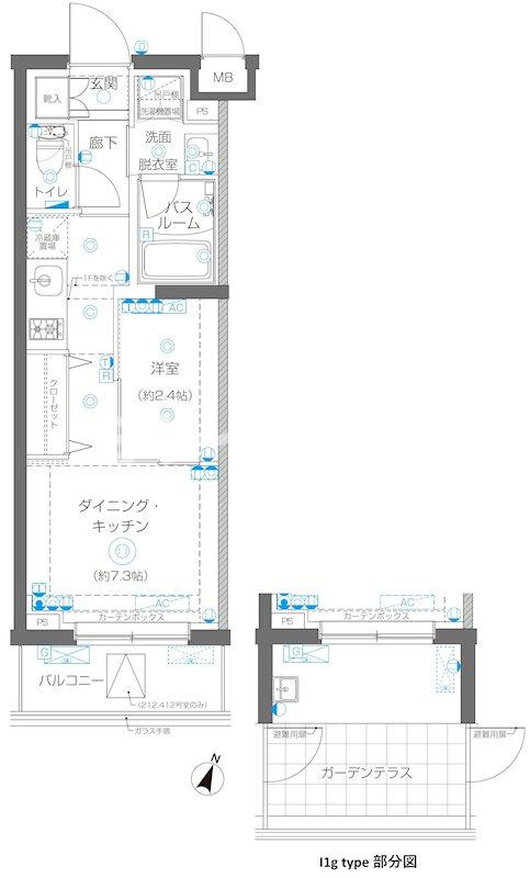 ZOOM蒲田イーストの間取り