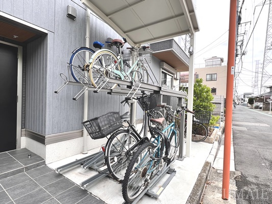 カサベルテ鹿骨のその他共用部分|自転車置き場があります。