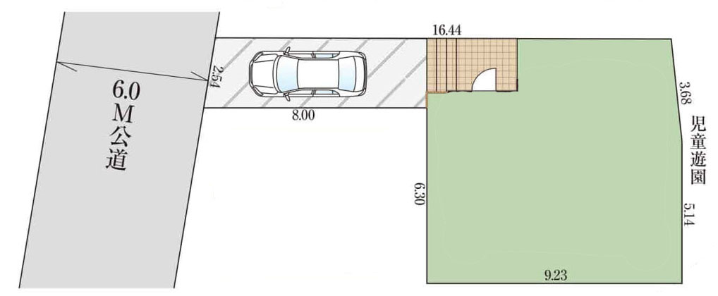 清瀬市旭が丘１丁目の中古一戸建の区画図