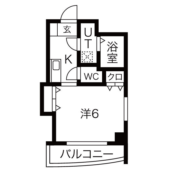 マロット天神橋の間取り