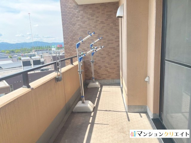 アパガーデンコート板垣のバルコニー|東向きバルコニー