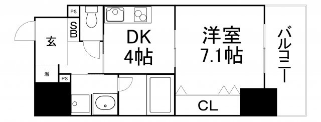 【間取り】 | クローバー・ビュー上本町