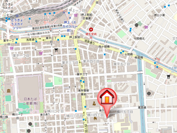 ライトテラス押上の地図