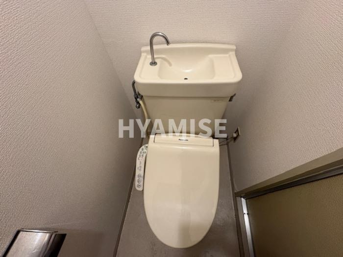 プレジール三城B棟のトイレ