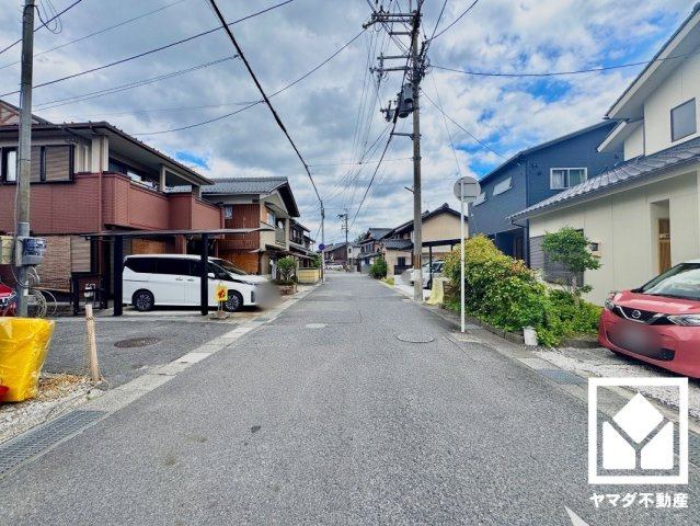 大津市本堅田2丁目　1期の前面道路含む現地写真