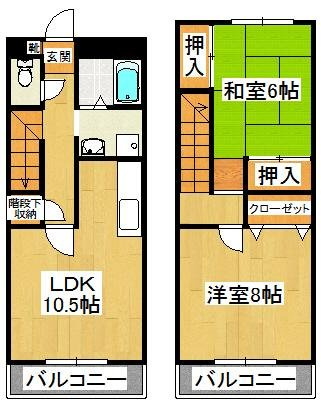 プラーティット本中山の間取り
