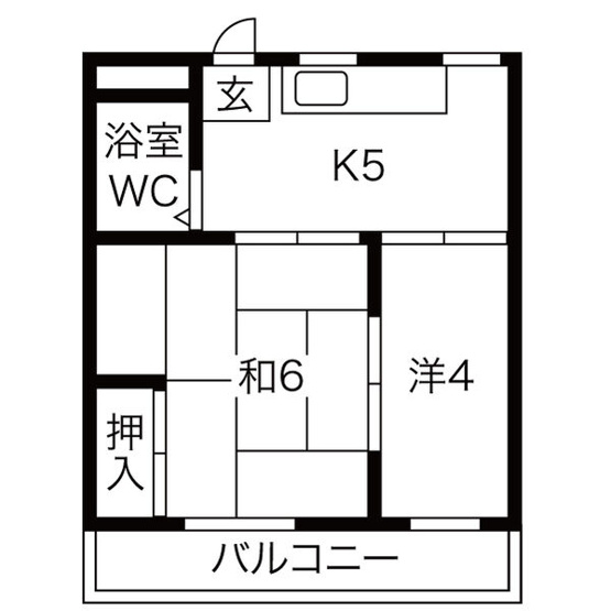 【間取り】 | 若杉荘