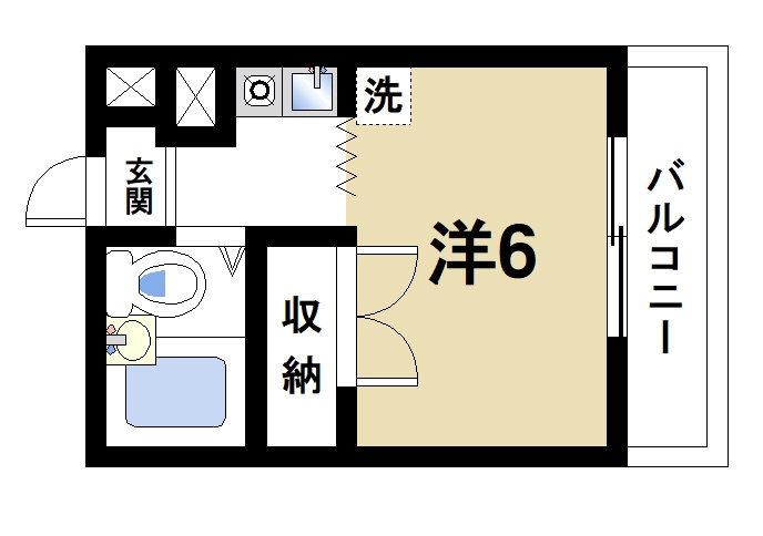 ジュネス神殿の間取り|間取りになります