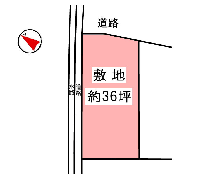 明石市魚住町清水　土地の土地図|●年中無休：当日予約可●西区、垂水区、明石市初。弊社は契約前に土地の地盤調査を無料で行っています