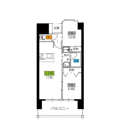 ベイグランデの間取り