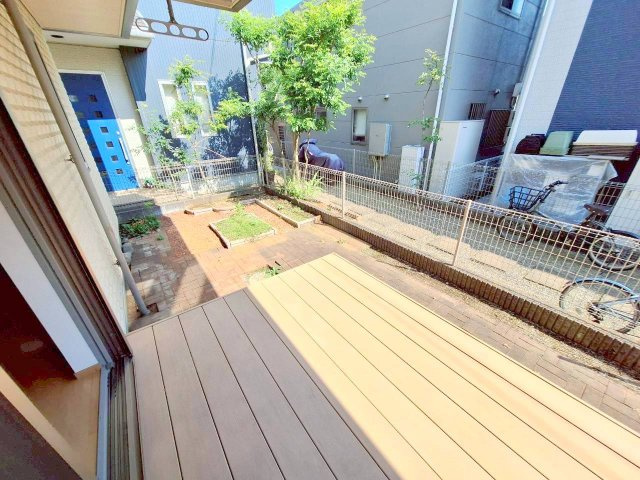 国立市谷保へーベルハウスの庭