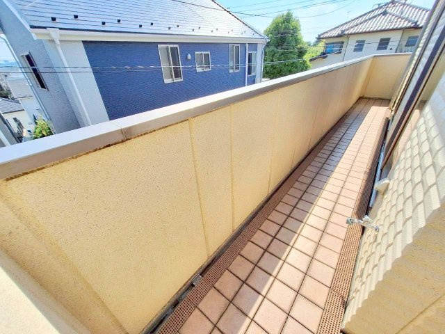 国立市谷保へーベルハウスのバルコニー