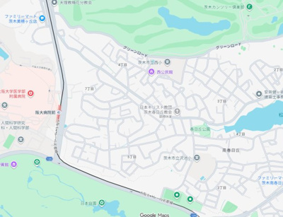 【地図】 | タウニー北春日丘A棟