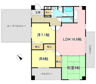 【間取り】 | サニークレスト野洲