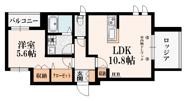テラス代々木の間取り