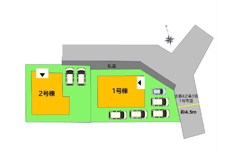 福岡市早良区梅林7丁目第6-2棟（1号棟）の間取り