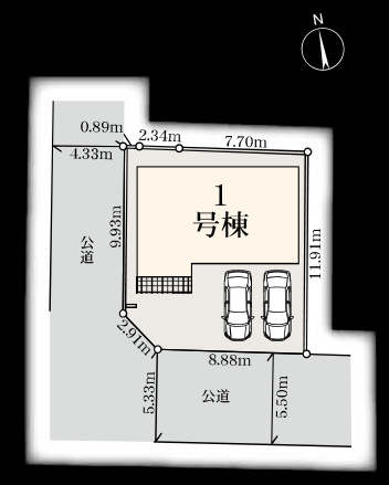 泉区下和泉4丁目 新築戸建 5480万円の区画図
