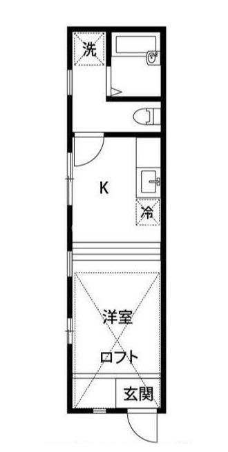 メゾンジェリーフィッシュの間取り