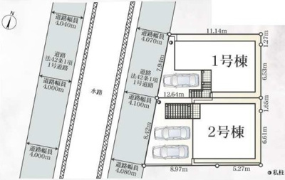 【区画図】 | 藤沢市石川第39 新築戸建 全2棟