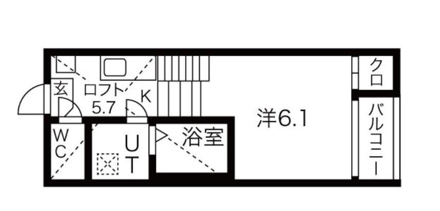 アジュール鶴舞の間取り