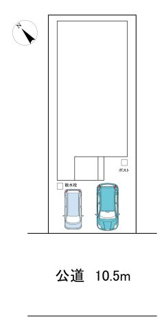 【本日ご案内可能】刈谷市松栄町　全1棟の区画図|全体区画数｜全1棟
◆駐車並列2台可能！(但し、車種による)
◎まずは、お気軽にお問い合わせください。現地を案内しながら周辺環境も見て頂けます。　　　　　　　　　　　　　　　　　　　　　　　　　　　　