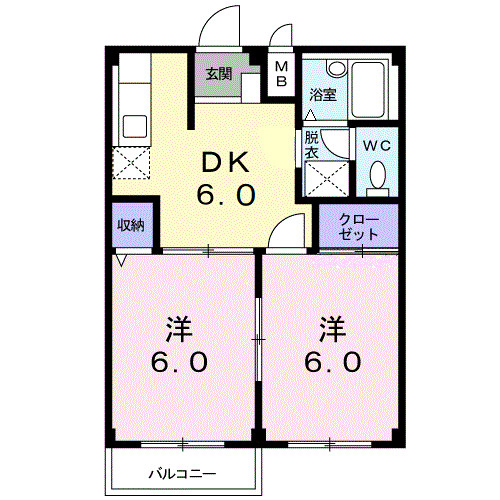 エルディム茂木の間取り