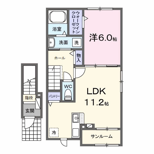 ベル　セゾンの間取り