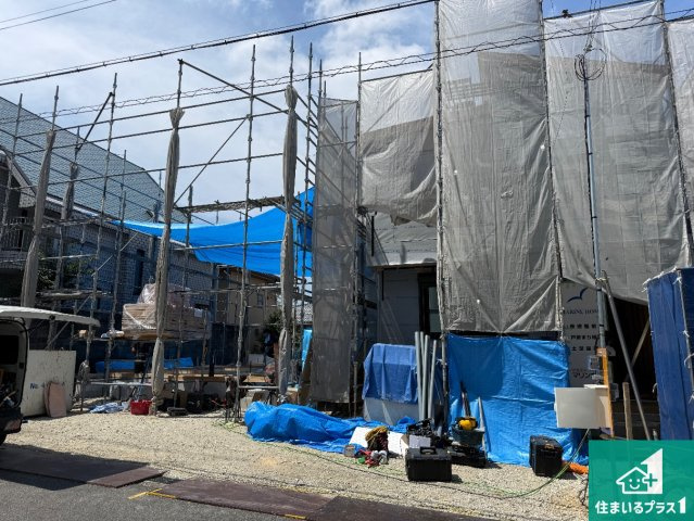 大阪狭山市大野台　新築一戸建ての外観|現在建築中！落ち着いた街並みで新生活を始めることが出来そう！周辺の物件も併せてご紹介させて頂きます！