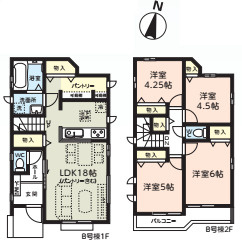さいたま市見沼区堀崎町　新築一戸建て　ハートフルタウン　B