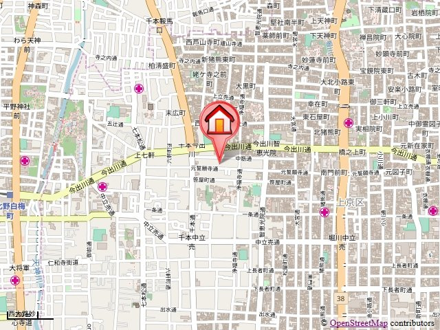 メゾン・エチーフの地図