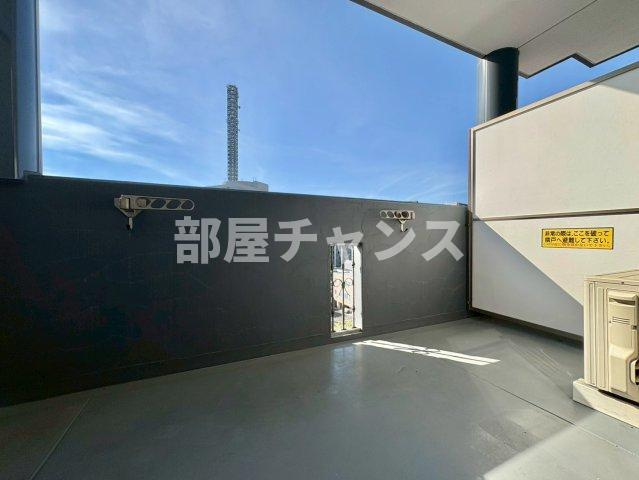 鶴舞パークヒルズのバルコニー