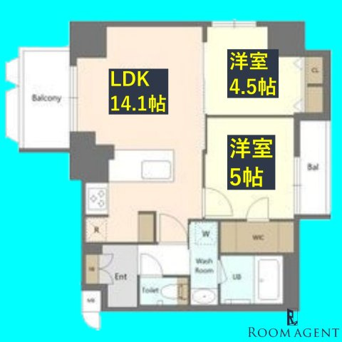 S-RESIDENCE高岳bresa(ブレサ)の間取り