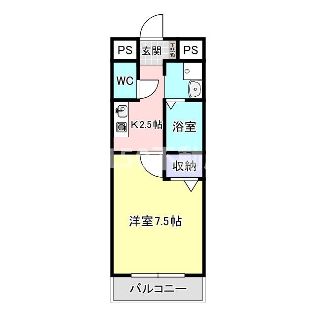 セントラルハイツ茜山の間取り