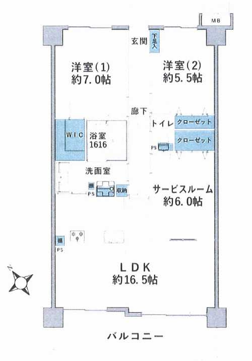 オクトス湘南茅ヶ崎ヴィスタヒルの間取り