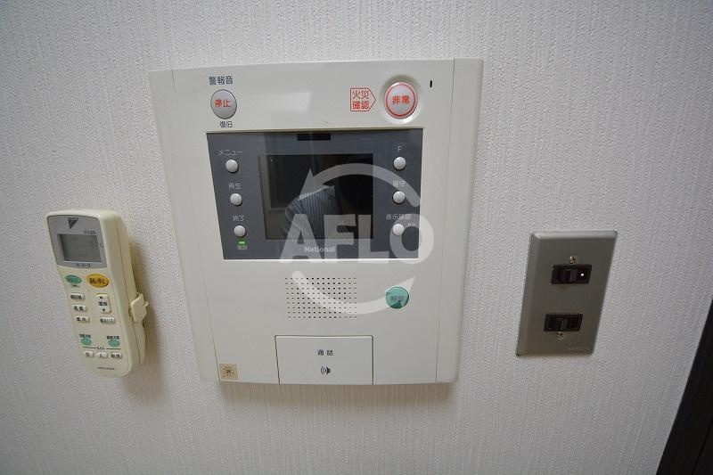 レジュールアッシュ谷町のセキュリティ|レジュールアッシュ谷町　ＴＶ付モニターホン