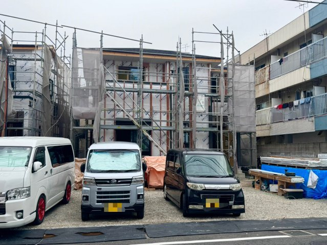 ーAdoble＋アドブルー小倉北区宇佐町1丁目1期　【小倉北区　新築戸建て】の前面道路含む現地写真|現地撮影　2026,6,9　ーAdoble＋アドブルー小倉北区宇佐町1丁目1期　【小倉北区　新築戸建て】