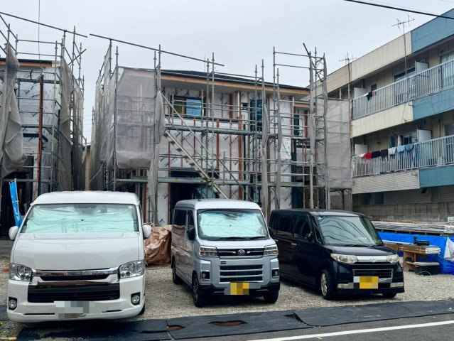 ーAdoble＋アドブルー小倉北区宇佐町1丁目1期　【小倉北区　新築戸建て】の前面道路含む現地写真|現地撮影　2026,6,9　ーAdoble＋アドブルー小倉北区宇佐町1丁目1期　【小倉北区　新築戸建て】