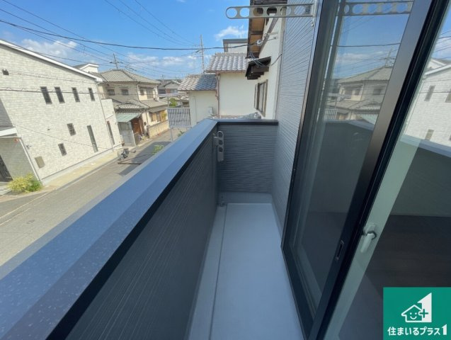 城陽市寺田今堀　第9期　新築一戸建てのバルコニー|日当たりのよいバルコニー！お部屋が開放的に！