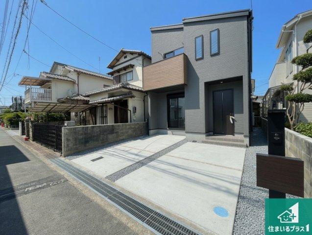 城陽市寺田今堀　第9期　新築一戸建ての外観|お客様に長く安心して住んでいだだける事にこだわった家づくり！住んでからのアフターサービスにもしっかりと取り組んでいます！