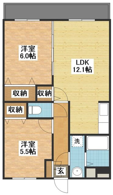 グランディール湘南の間取り