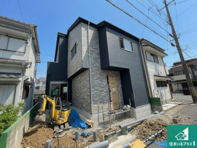 八幡市橋本東山本　第1期　新築一戸建ての外観|現在建築中！落ち着いた街並みで新生活を始めることが出来そう！周辺の物件も併せてご紹介させて頂きます！