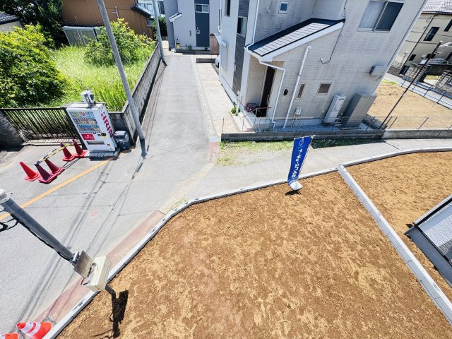 三郷市戸ケ崎新築戸建の展望|バルコニーより南側眺望・南側庭スペースにつき日当たり良好♪