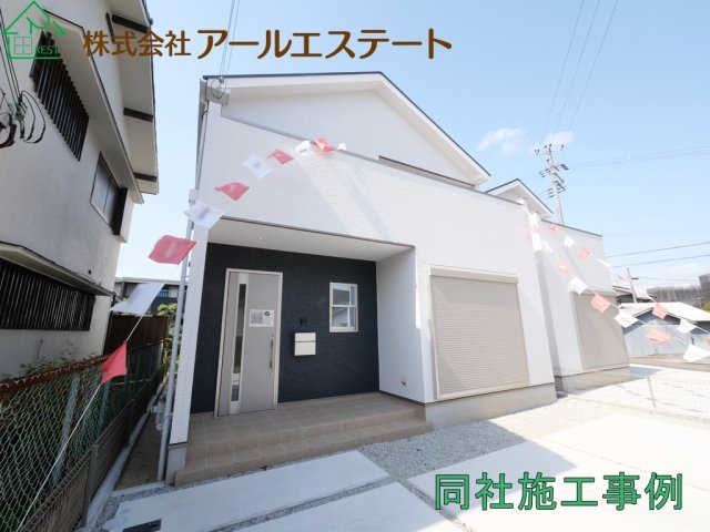 加古川市加古川町粟津　　新築戸建の外観|同社施工事例