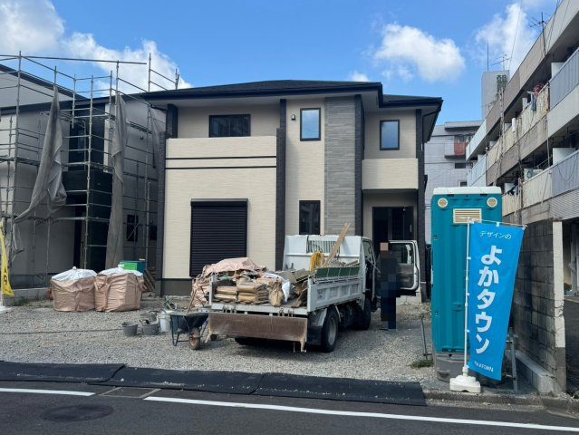 ーFor.M_フォルムー小倉北区宇佐町1丁目1期　【小倉北区　新築戸建て】の前面道路含む現地写真|現地撮影　2026,6,9　ーFor.M_フォルムー小倉北区宇佐町1丁目1期　【小倉北区　新築戸建て】