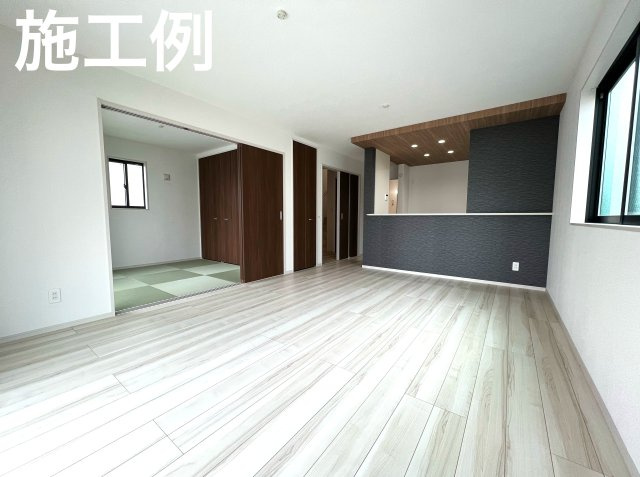 【居間・リビング】 | 大磯町西小磯　新築戸建て　残1棟