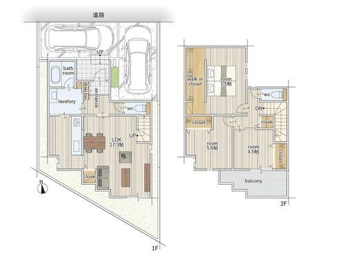 春日井市中野町3期(全1棟)の間取り