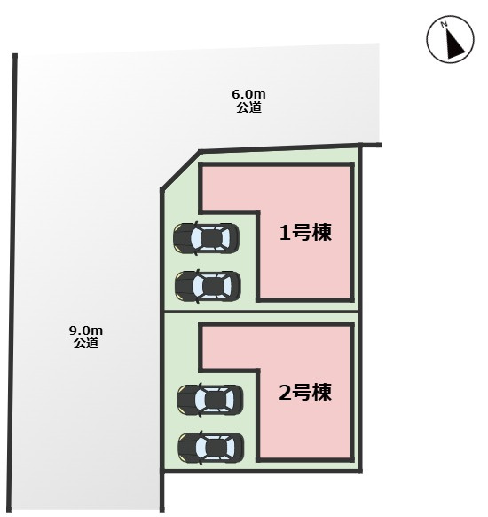 Re・Terrechez緑区大根山1期｜名古屋市の戸建ならホームアップの区画図