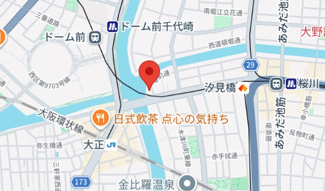 エステムプラザ難波ＷＥＳＴリバークロスの地図